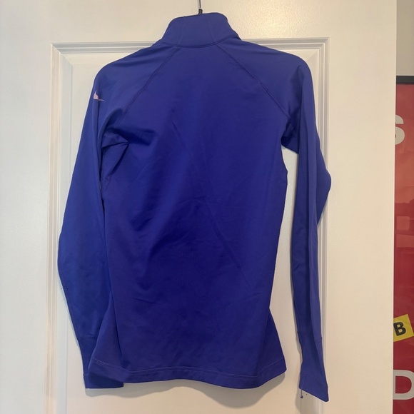 Nike Pro NikeFit MicroFleece Quarter Zip Athletic Top - Picture 9 of 12